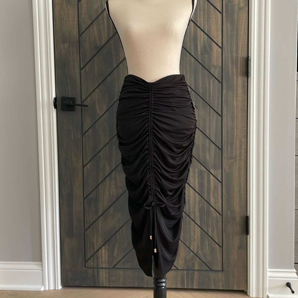 INC Ruched Midi Skirt size S